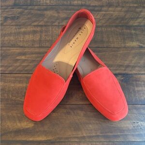 Alex Marie Women's Red Suede Loafers